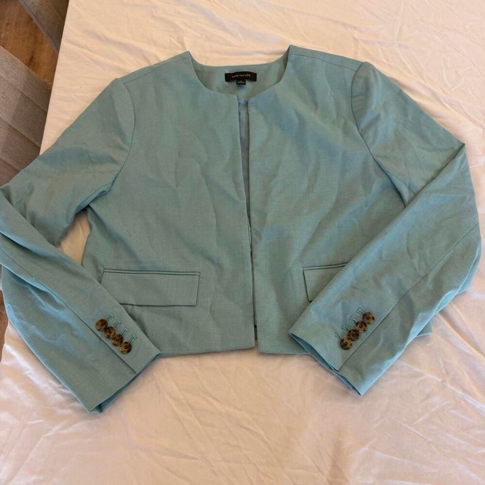 Ann-taylor Women's Blue and Green Jacket